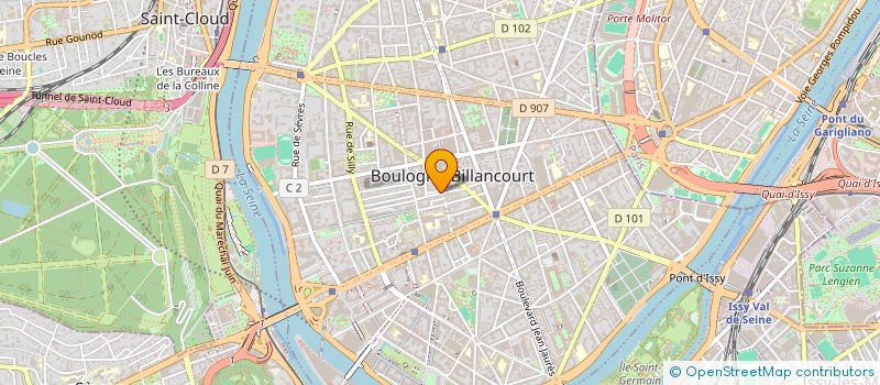 localisation de l'entreprise MONSIEUR CARLOS TENDEIRO à BOULOGNE-BILLANCOURT