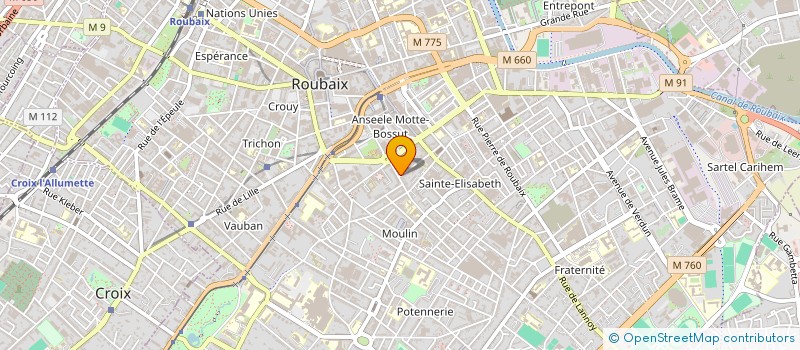 localisation de l'entreprise MONSIEUR CARLOS VALINHAS  ROUBAIX