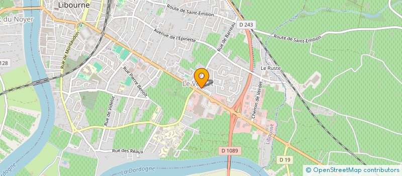 localisation de l'entreprise MONSIEUR CARLOS VARGAS BALLADARES à LIBOURNE