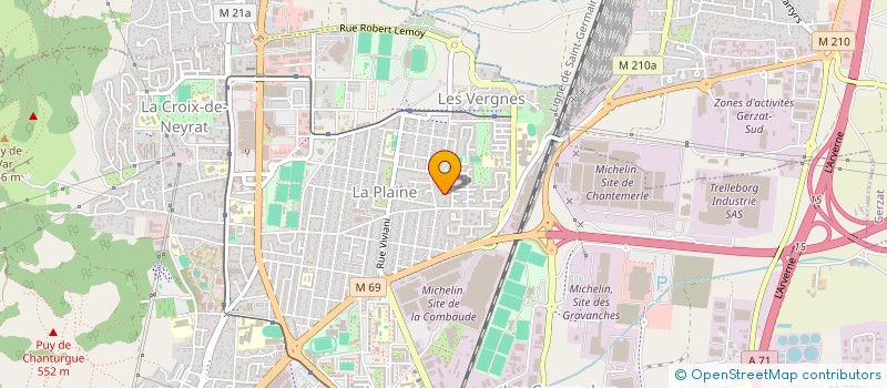 localisation de l'entreprise MONSIEUR CARLOS VASCONCELOS  CLERMONT-FERRAND