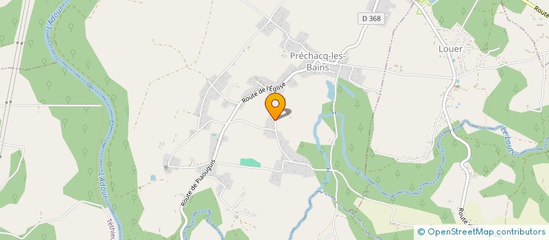 localisation de l'entreprise MONSIEUR CARLOS VELOSO  PRECHACQ-LES-BAINS