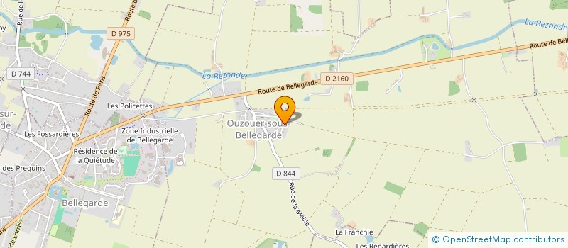 localisation de l'entreprise MONSIEUR CARLOS VILAR FERREIRA à OUZOUER-SOUS-BELLEGARDE