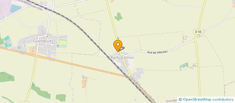 localisation de l'entreprise MONSIEUR CARLOS VILELA PINTO à GRANDPUITS-BAILLY-CARROIS