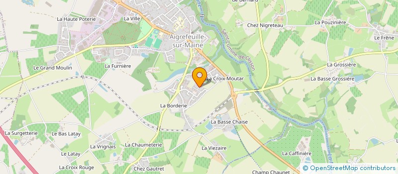 localisation de l'entreprise MONSIEUR CARLSON WAPET AGHOLIFAK  AIGREFEUILLE-SUR-MAINE