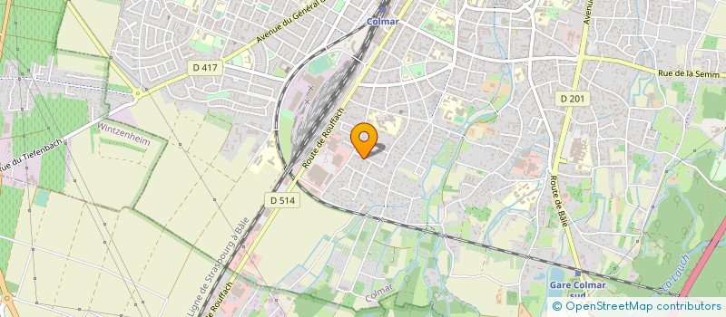 localisation de l'entreprise MONSIEUR CARMELINO ITALIANO  COLMAR