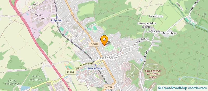 localisation de l'entreprise MONSIEUR CARMELO AIELLO  BESSANCOURT