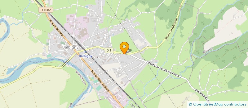 localisation de l'entreprise MONSIEUR CARMELO BASSO  BALBIGNY