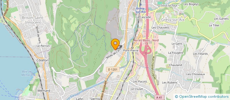 localisation de l'entreprise MONSIEUR CARMELO CACCIATORE à GRESY-SUR-AIX