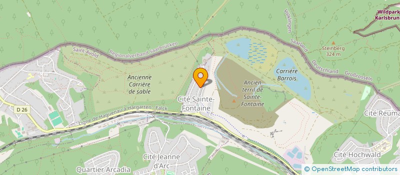 localisation de l'entreprise MONSIEUR CARMELO CAMMARATA  FREYMING-MERLEBACH