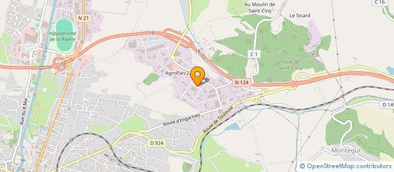 localisation de l'entreprise MONSIEUR CARMELO CANCIO-PASTOR  LASSEUBE-PROPRE