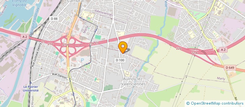 localisation de l'entreprise MONSIEUR CARMELO CAVALLARO  AULNOY-LEZ-VALENCIENNES