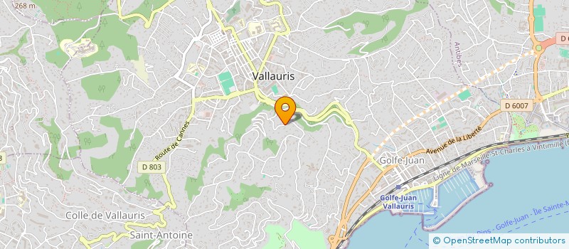 localisation de l'entreprise MONSIEUR CARMELO CURRENTI  GRASSE