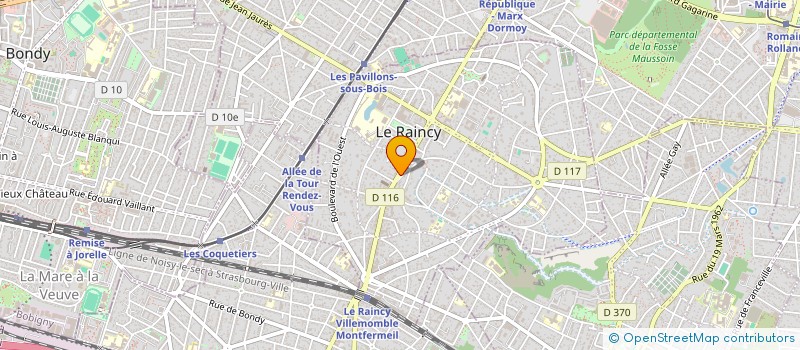 localisation de l'entreprise MONSIEUR CARMELO FALLARA  LE RAINCY