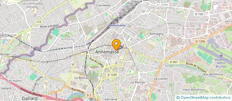localisation de l'entreprise MONSIEUR CARMELO FORTUGNO à ANNEMASSE