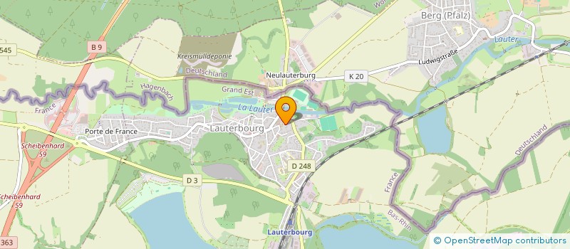 localisation de l'entreprise MONSIEUR CARMELO LO GUIDICE  LAUTERBOURG