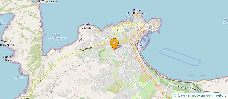 localisation de l'entreprise MONSIEUR CARMELO MAIMONE à CALVI