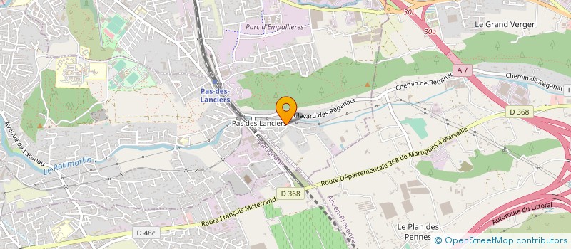 localisation de l'entreprise MONSIEUR CARMELO MESSANA  SAINT-VICTORET