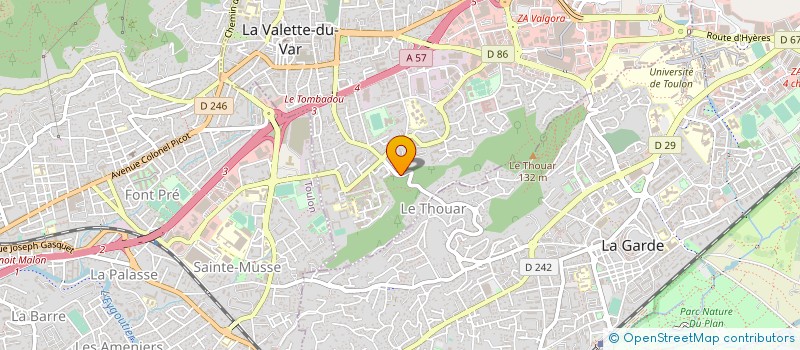localisation de l'entreprise MONSIEUR CARMELO MINNELLA à LA VALETTE DU VAR