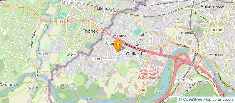 localisation de l'entreprise MONSIEUR CARMELO TRIPODI  GAILLARD