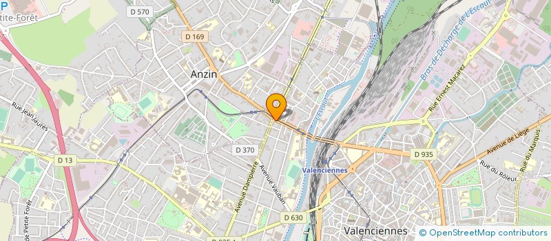 localisation de l'entreprise MONSIEUR CARMELO VITALE à VALENCIENNES