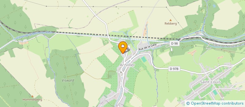 localisation de l'entreprise MONSIEUR CARMEN BECKER  ARZVILLER