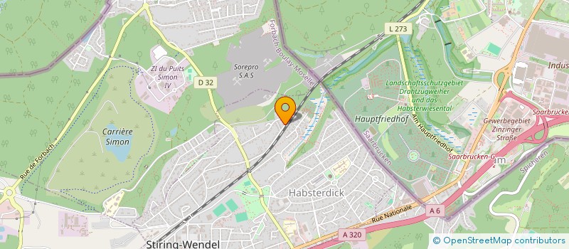 localisation de l'entreprise MONSIEUR CARMIN IANNONE  STIRING-WENDEL