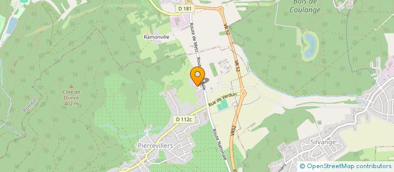 localisation de l'entreprise MONSIEUR CARMINE MASTRANDREA  PIERREVILLERS