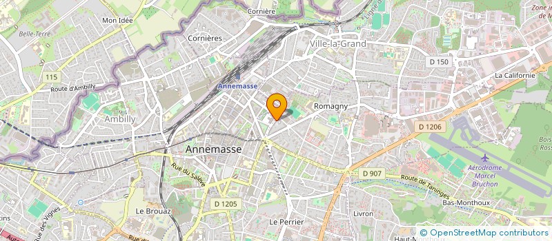 localisation de l'entreprise MONSIEUR CARMINE PAPACE  ANNEMASSE