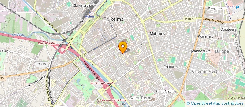 localisation de l'entreprise MONSIEUR CARMINE RUFFO  REIMS