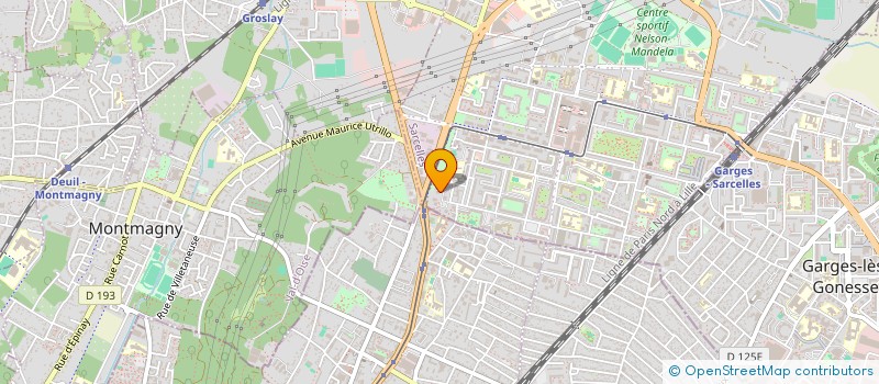 localisation de l'entreprise MONSIEUR CARMY VILME  SARCELLES