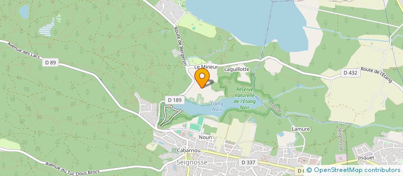 localisation de l'entreprise MONSIEUR CARNOT SABY  SEIGNOSSE