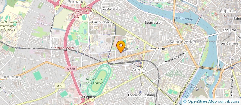 localisation de l'entreprise MONSIEUR CAROL CREAMER  TOULOUSE