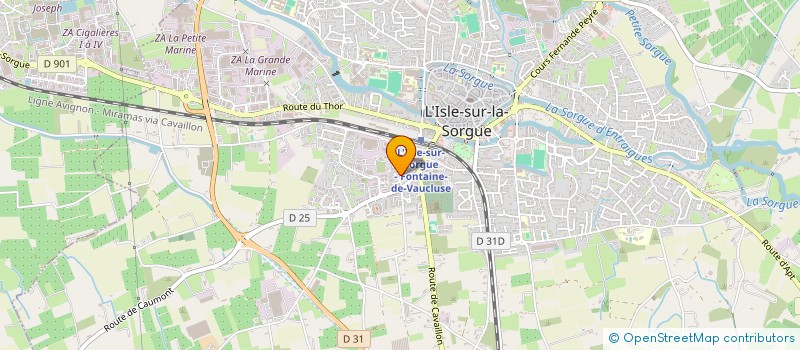 localisation de l'entreprise MONSIEUR CAROL MINYARD  L'ISLE-SUR-LA-SORGUE