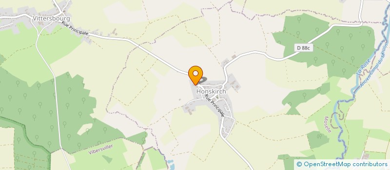 localisation de l'entreprise MONSIEUR CAROL MONSIEUX  HONSKIRCH