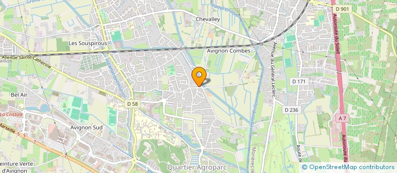 localisation de l'entreprise MONSIEUR CAROL VINEL  AVIGNON