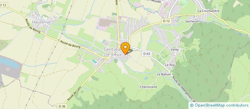 localisation de l'entreprise MONSIEUR CAROLE PENEZ  SAINT-JEAN-LE-VIEUX