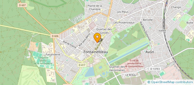 localisation de l'entreprise MONSIEUR CAROLINE ALEXANCRE AMBROSIO  FONTAINEBLEAU