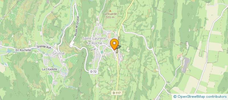 localisation de l'entreprise MONSIEUR CAROLINE BASTIAN  LA CHAILLEUSE