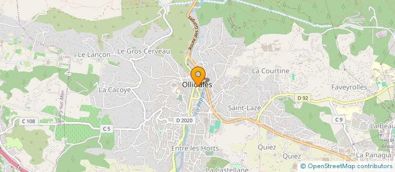 localisation de l'entreprise MONSIEUR CAROLINE BERTON à OLLIOULES