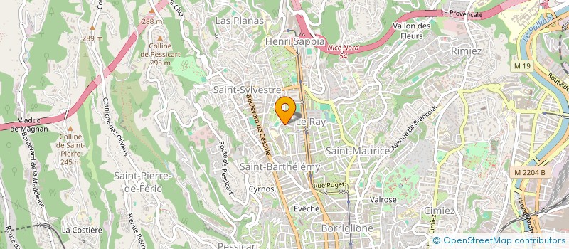 localisation de l'entreprise MONSIEUR CAROLINE COSNET à NICE