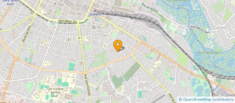 localisation de l'entreprise MONSIEUR CAROLINE COUVREUR à AMIENS