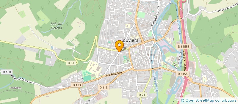 localisation de l'entreprise MONSIEUR CAROLINE MIGLIARINA à LOUVIERS