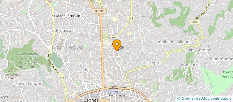 localisation de l'entreprise MONSIEUR CAROLINO CORREIA SANCHES à CANNES