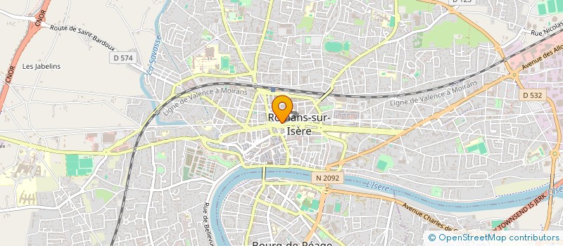 localisation de l'entreprise MONSIEUR CARRIERE GASPAR  ROMANS-SUR-ISERE