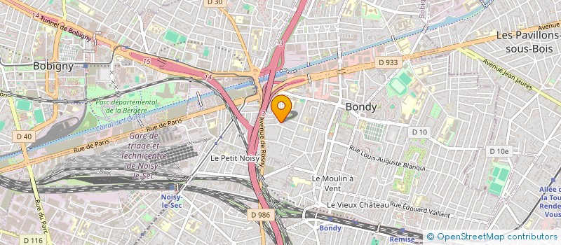 localisation de l'entreprise MONSIEUR CASIAN FEDORCA  BONDY