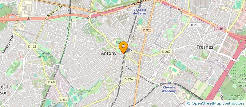 localisation de l'entreprise MONSIEUR CASIAN OVIDIU SERDARU à ANTONY