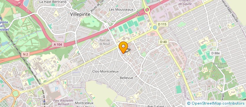 localisation de l'entreprise MONSIEUR CASIMIR AIYO à VILLEPINTE