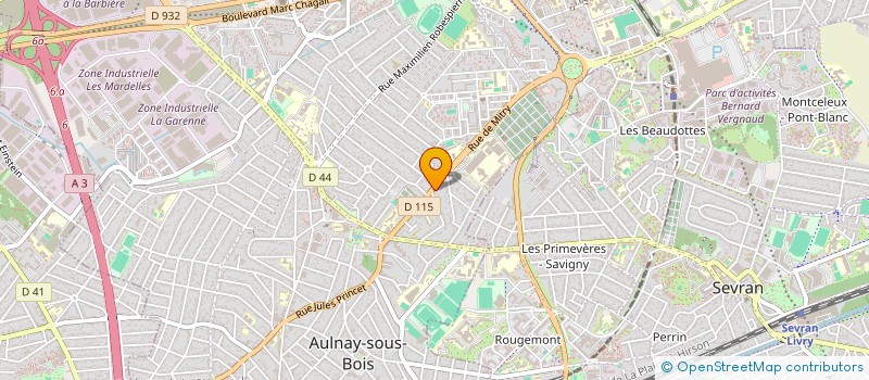 localisation de l'entreprise MONSIEUR CASIMIR BRU  AULNAY SOUS BOIS