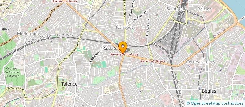 localisation de l'entreprise MONSIEUR CASIMIR FOX  BORDEAUX