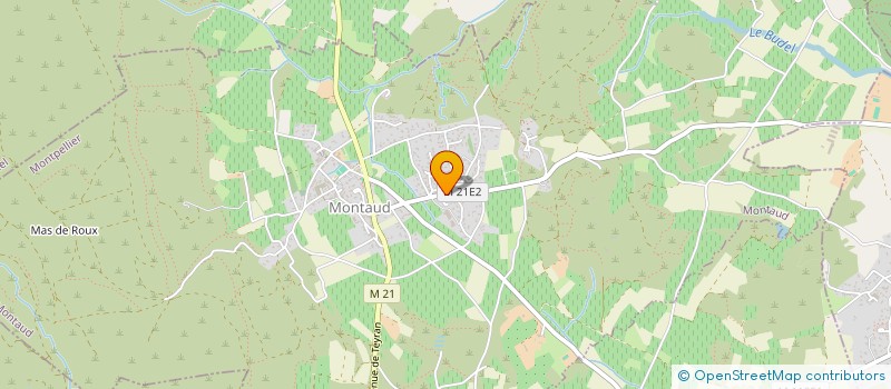 localisation de l'entreprise MONSIEUR CASIMIR GUILLERMIN à MONTAUD